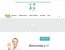 Tablet Screenshot of dcdentalcr.com